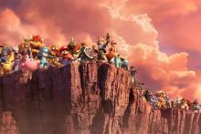 All Smash Bros fighters bracing for impending dangers