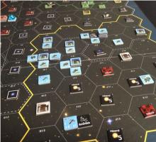Board set up for Space Empire