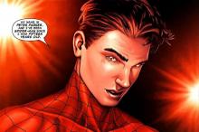 Spider-Man revealing his identity in 2006's Civil War
