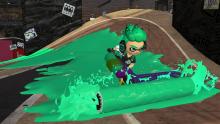 This Splat Roller is inking up the map quickly