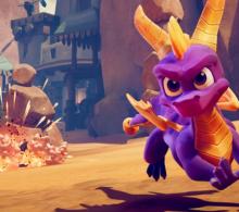 Spyro dodging cannons in the second homeworld of Spyro 1.