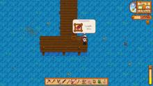 Here on this far eastern pier you can catch Crimsonfish--one of the legendary fish in Stardew Valley.
