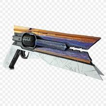 Sunshot, with its iridescent paint job, is an iconic gun. 