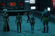 All Sith Inquisitor Companions gather to see what the Lord declares.