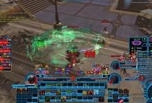 Chaos erupts as the healer keeps team in the fight during PVP.