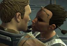 The Smuggler's romance with Akaavi Spar, one of your companions.