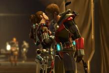 Mandalorians join together in the romance with Torian Cadera.