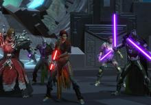 Sith Empire aligned PVP players wait for a match to begin.
