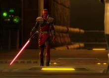 The Sith Warrior Juggernaut readies for a duel to the death.