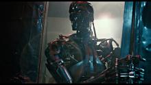 The full robotic skeleton of the Terminator.