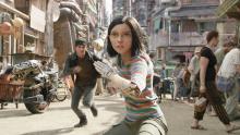 Witness the CGI Alita standing out against live action actors.