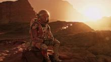Matt Damon gets some alone time while starring in The Martian