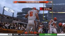 The only way the Browns will beat the Steelers is on Madden 19. 