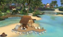The Sims 4 world of Sulani, from the Island Living expansion pack
