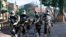 Clone Troopers stand guard on Naboo