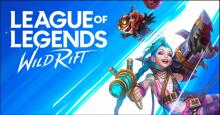 The Logo of League of Legends: Wild Rift, along with Jinx and Ziggs