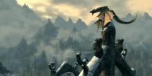 A dragon overlooks the vast landscape.