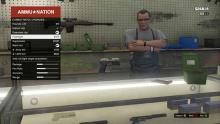 A nice screenshot of Grand Theft Auto Online Ammu-Nation interior.