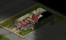 Watch your back to avoid the hoards in Project Zomboid.