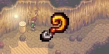A Curiosity Lure is shown in front of a background in the Mines, showing that Curiosity Lures can be found there