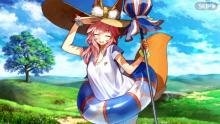 Summer Tamamo-no-Mae is ready to go on vacation