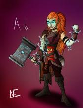 You may have noticed by now, but Aila's character was heavily influenced by Scottish and Viking culture. This wasn't just a stylistic choice however, it's actually a reflection of the heritage of the person playing that character, the talent manager at Multiplay, Katie Morrison