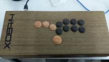 More conservative take on the Wood Grain HIT BOX modification.