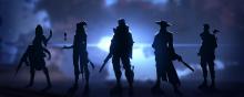 5 agents stand in the shadows, ready for whatever is coming.