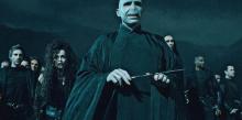 The Dark Lord and his Death Eaters on a quest to kill the Chosen One