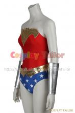 Classic Wonder Woman costume 3/4 view.