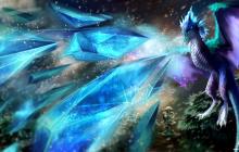 Winter Wyvern can fire an attack on her enemies which splits and hits all opponents in a radius.