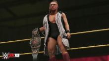 Pete Dunne waits for his opponent to enter the ring to feel the bitter end.