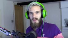 An example of PewdiePie during one of his vlog style videos 
