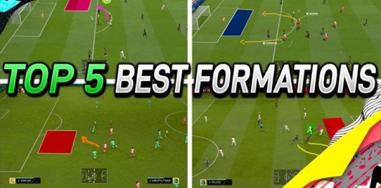 FIFA 20 best attacking formations.