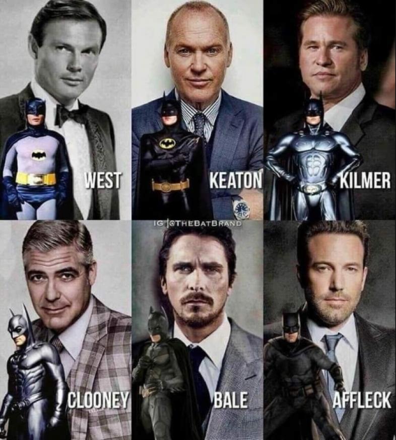 Who amongst these men is the best Batman actor?