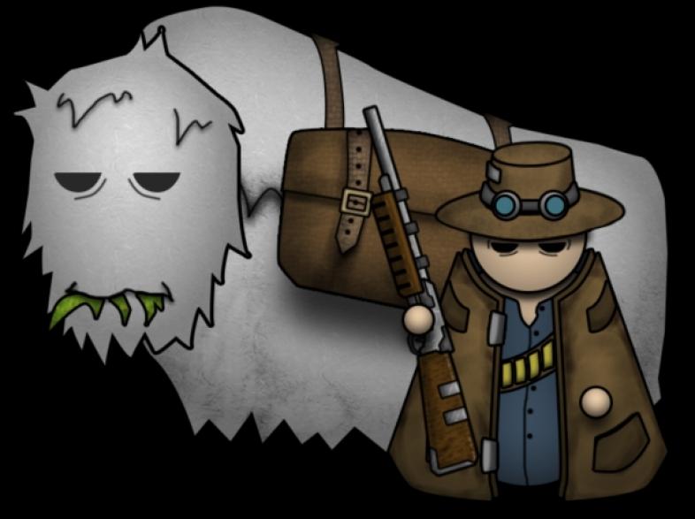 Duster, Cowboyhat, and a Muffalo