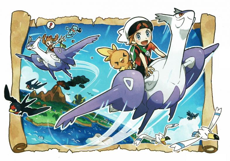 Pokémon Omega Ruby Promo Art