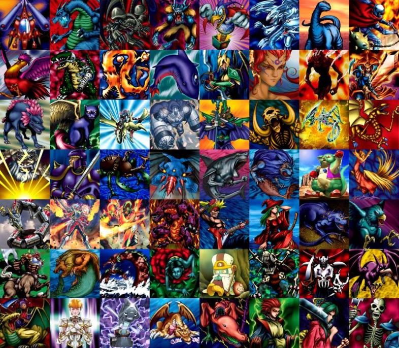 Collage of Fusion Monsters