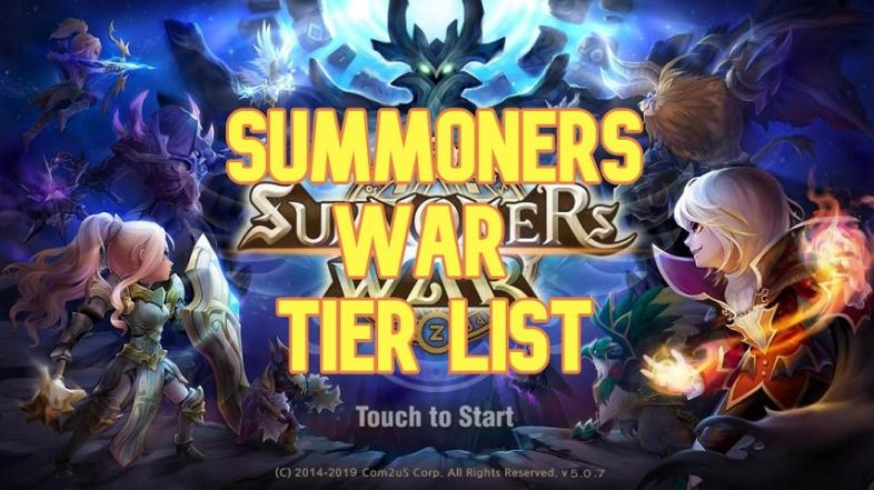 summoners war, tier list, s tier, a tier, b tier, c tier, d tier, summoners war tier list, summoners war ranking
