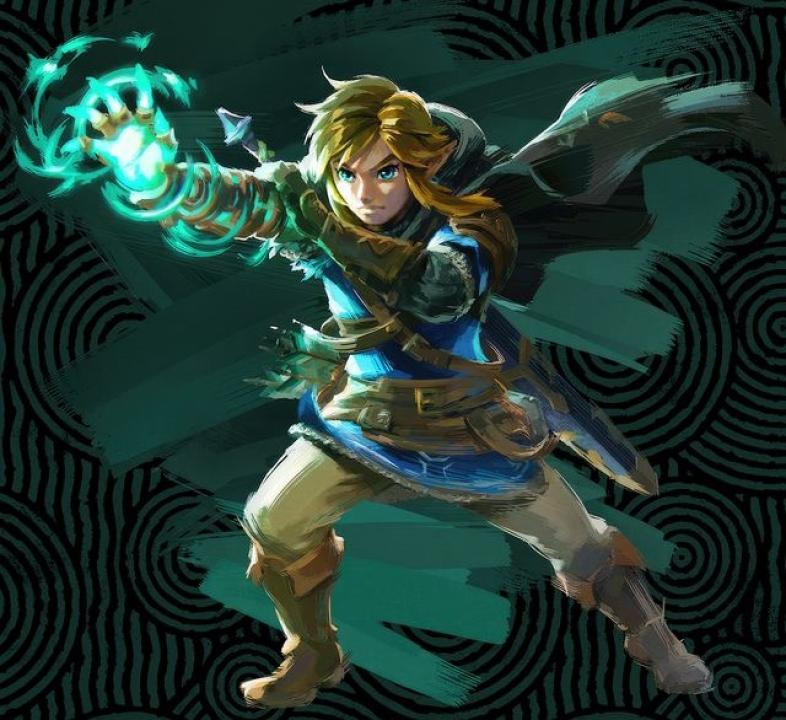 Link's arm is apparently exploding from Zonai power