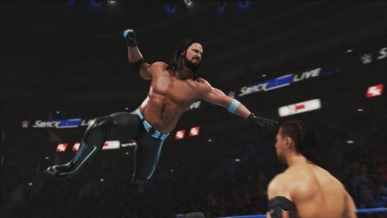 In 2k15? do how do you finishers wwe 