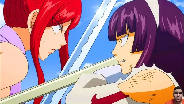 It’s Erza vs. Kagura The two swordswomen go head to head!