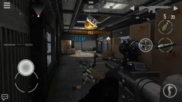 Modern Strike The player kills an enemy while taking this immaculate picture