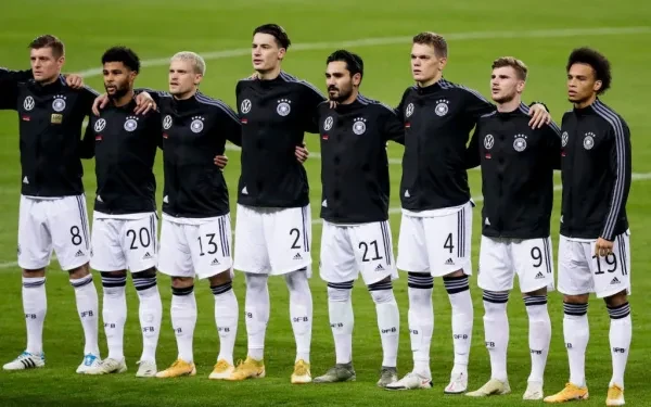 German national team lining up before a match Fifa 21, German, Best Players, Top 10, Germany, Football, Soccer, Best German Players
