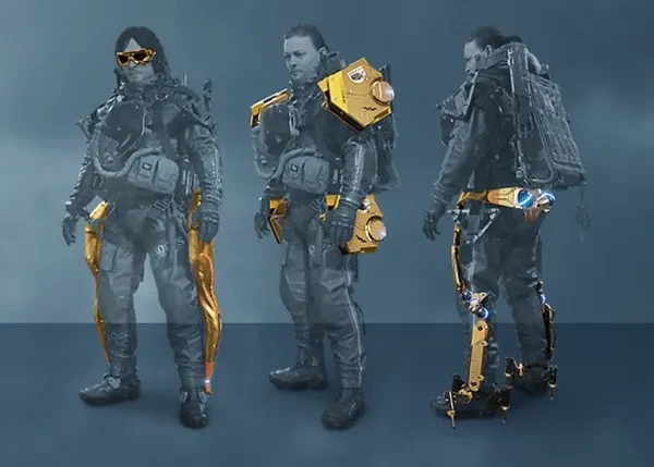 The Three Available Exo-Skeletons Death Stranding Hideo Kojima Exo Skeletons Action Game