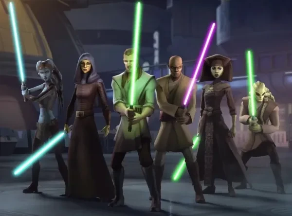 The Galactic Republic's mightiest heroes Jedis, Galaxy of Heroes, Top Jedi Teams, Yoda, Luke, Anakin
