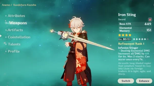 Genshin Impact Best Sub-DPS/ Support Swords Genshin Impact Best Sub-DPS/ Support Swords