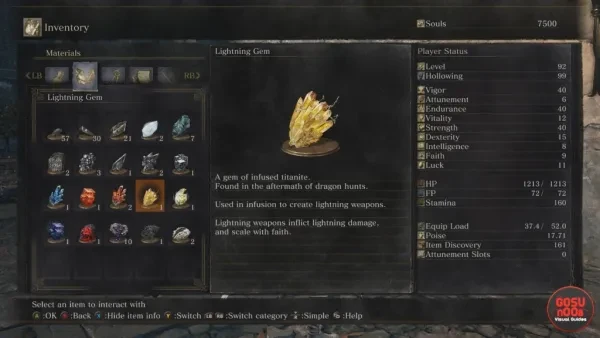 [Top 10] Dark Souls 3 Best Gems That Are Powerful