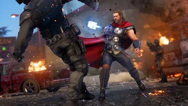 Marvel's Avengers 2020, Marvel, Avengers, Captain America, Black Widow, Spider-Man, Thor, Hulk, Ms. Marvel, Hawkeye, Kate Bishop, Black Panther, superheroes, Marvel's Avengers review