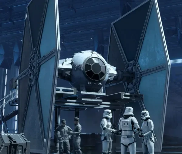 TIE Fighter: one of the mass produced military fighters of the Empire star wars galaxy of heroes, best imperial teams, best empire teams